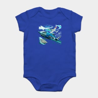 Famous WW2 Planes Grumman F4F Wildcat Baby Bodysuit